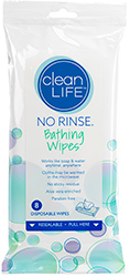 Clean Life Bathing Wipes